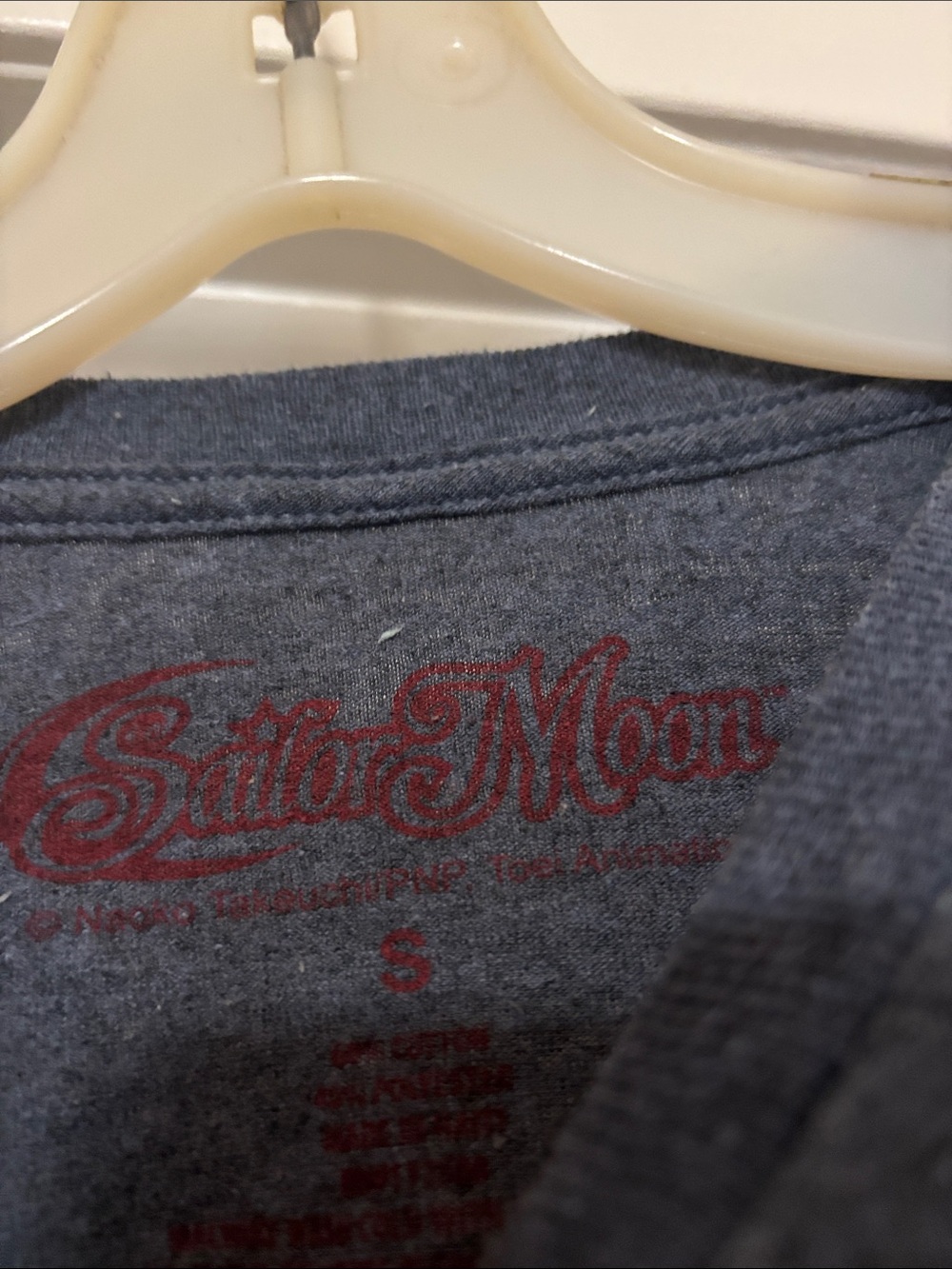 Sailor Moon Graphic Tee — Navy with White & Pink Print - Picture 4 of 5